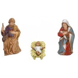 Nativity 3 subjects series 8 cm Landi Moranduzzo