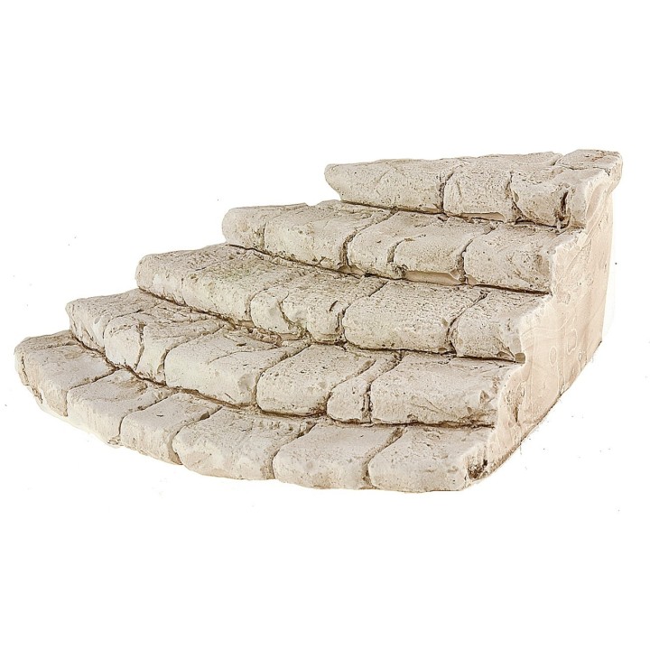 Scala angolare in gesso dipinto cm 15x10x4 h
