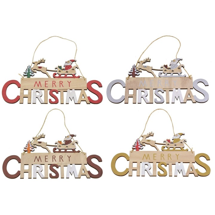 Appendino Merry Christmas cm 30x0,5x17 h