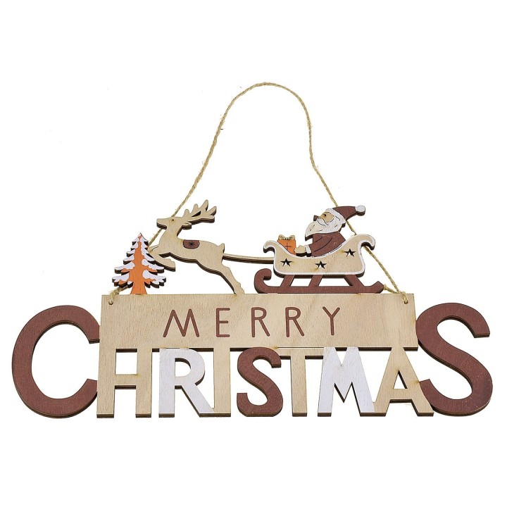 Merry Christmas hanger 30x0.5x17 cm h