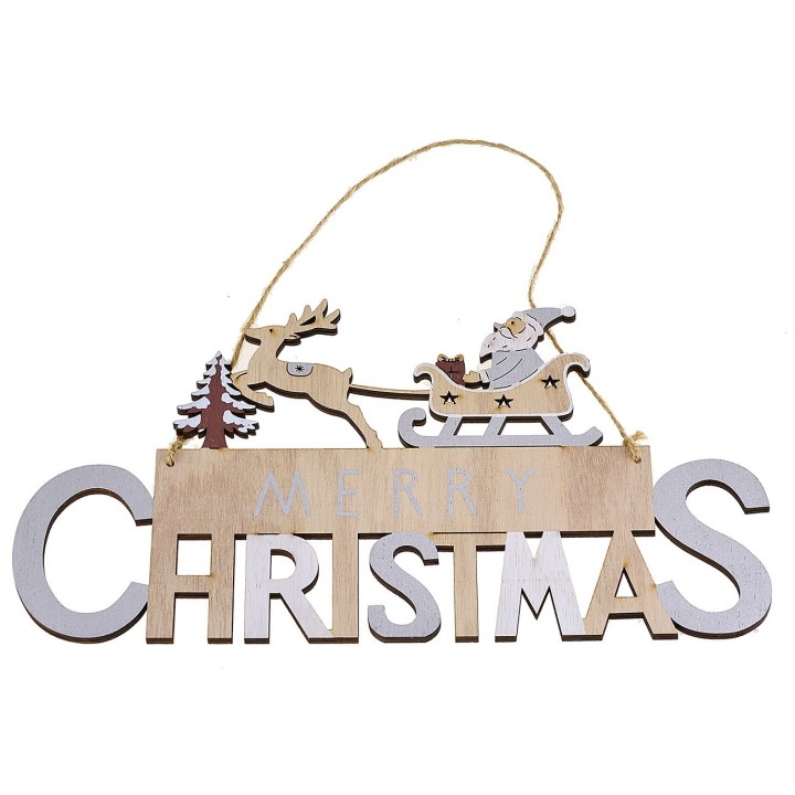 Appendino Merry Christmas cm 30x0,5x17 h