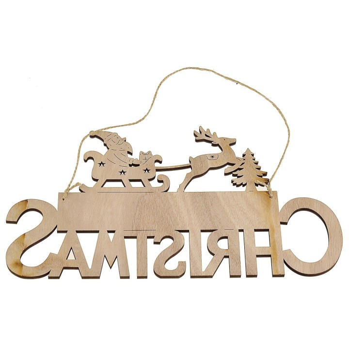 Merry Christmas hanger 30x0.5x17 cm h