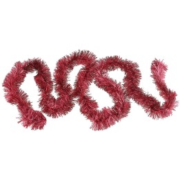 Guirnalda roja para decoraciones navideñas ø 6x200 cm