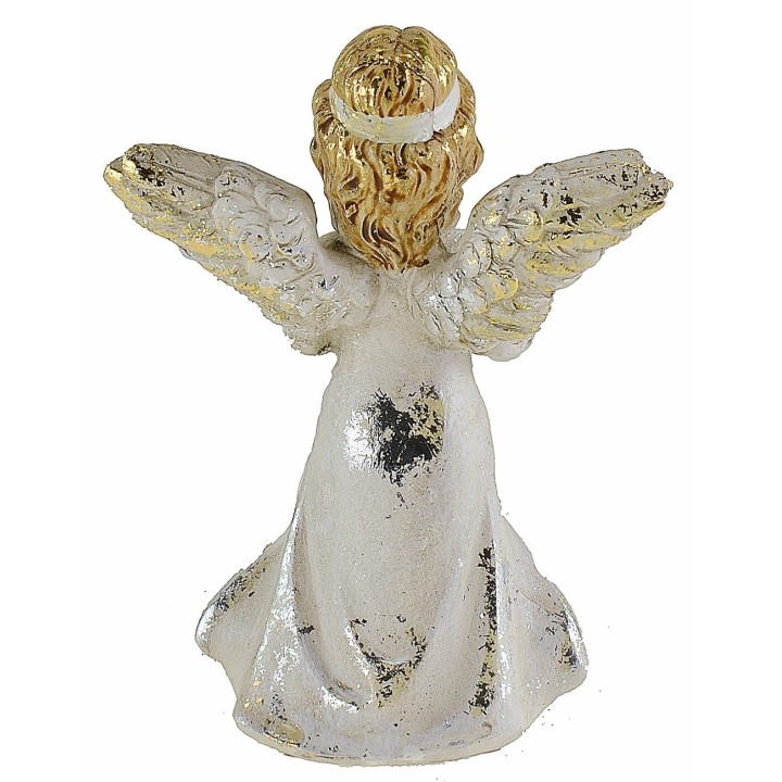 Angel with book in resin 12 cm