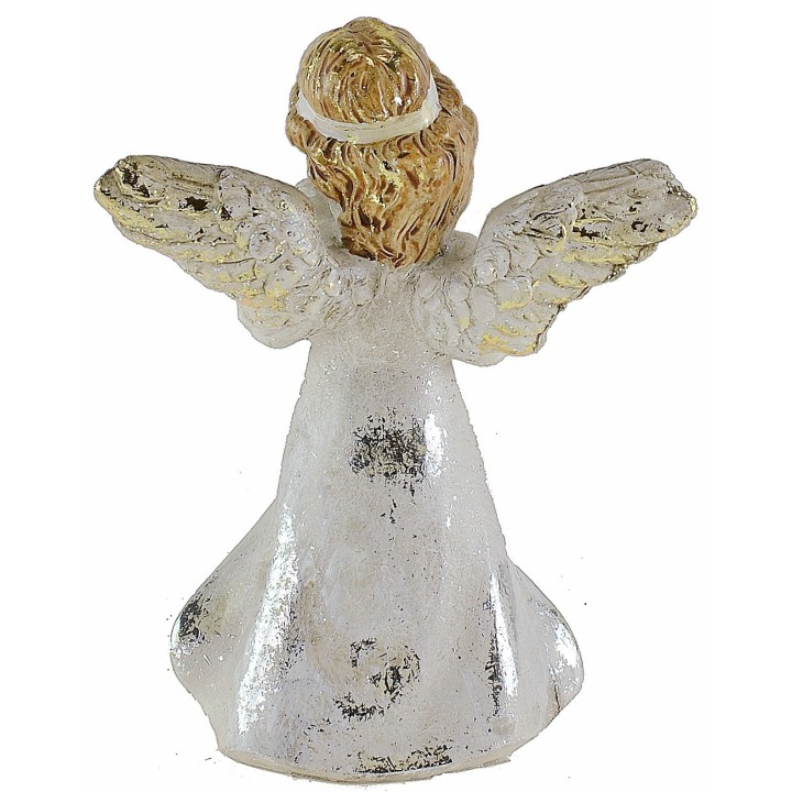 Angel with violin in resin 12 cm