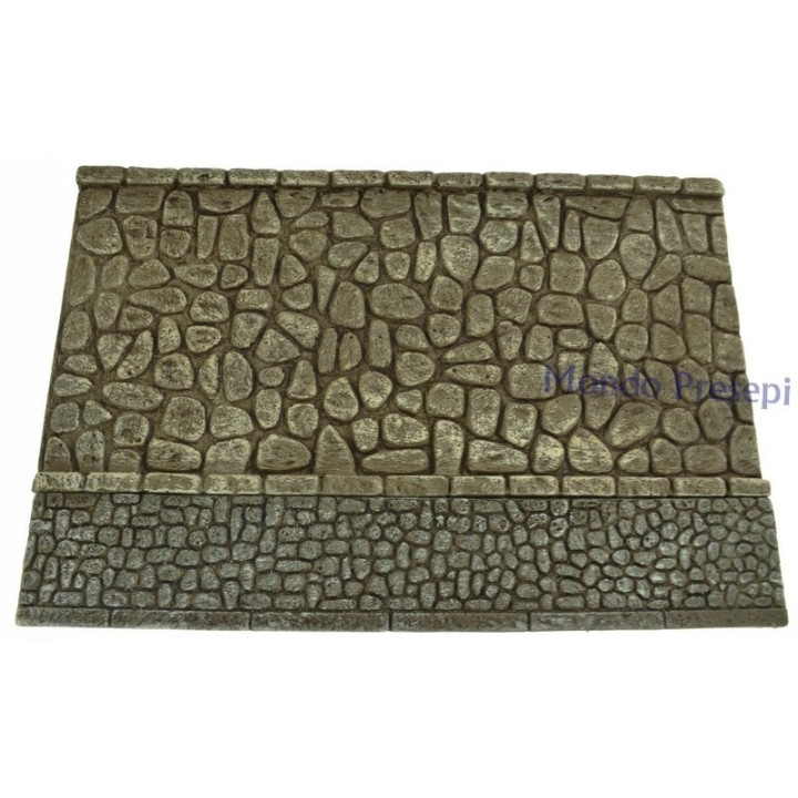 Nuevo Bordillo para calle recta en resina cm 25,5x4,5