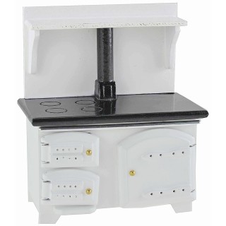 Estufa blanca para cocina de 9,5x5x11,5 cm h