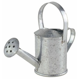 Regadera de metal cm 9x3,5x7,6 h miniaturas belén