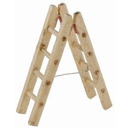 Scala in legno apribile cm 2,5x8 h presepe