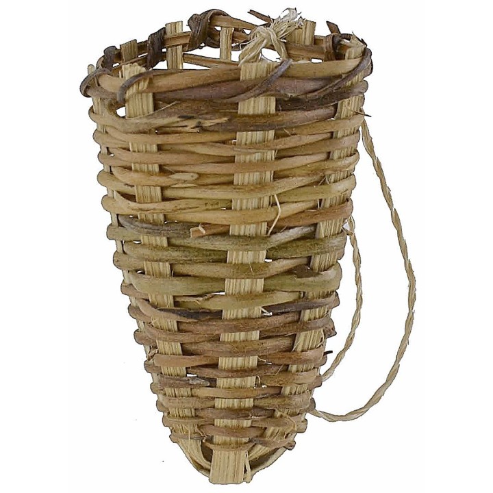 Gerla in vimini cm 4,3x3,2x6,2 h minuterie presepe