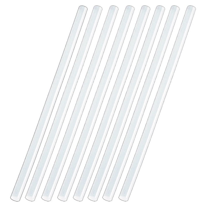 8 Pieces sitck transparent hot glue ø 7 mm L.200 mm