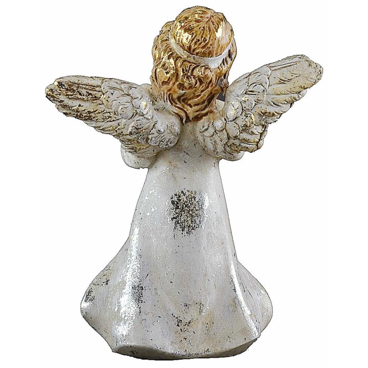 Ángel con lira en resina 12 cm