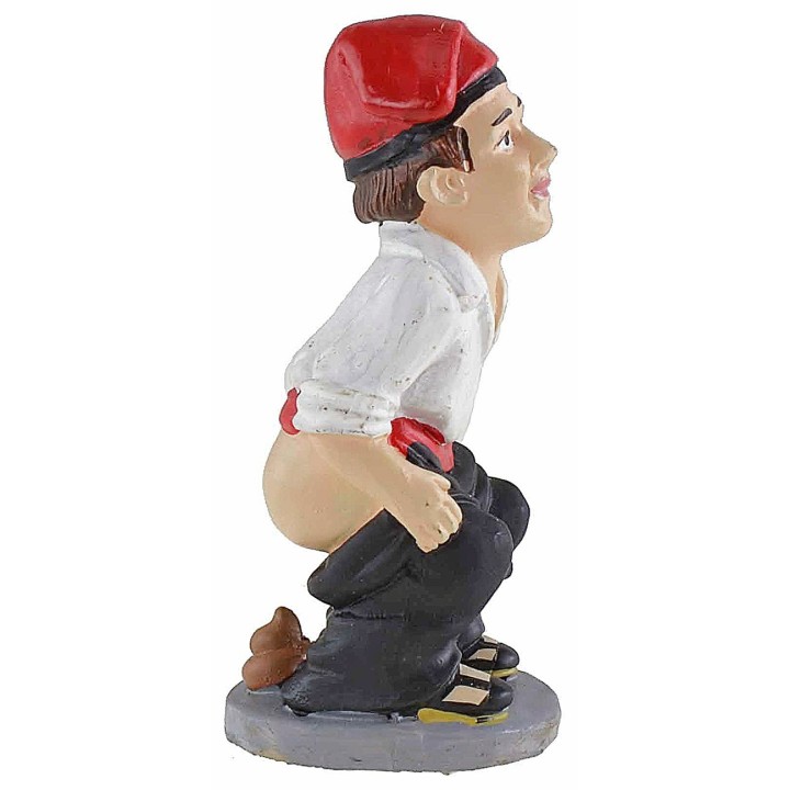 Man doing the need series 15 cm in resin