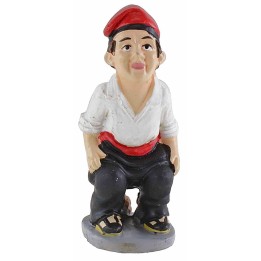 Man doing the need series 12 cm in resin