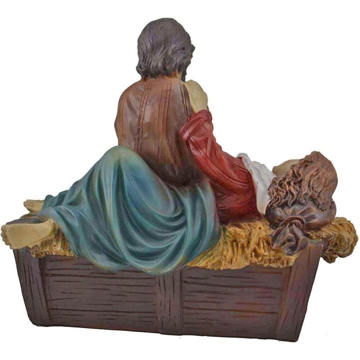 Nacimiento de Jesús en resina
