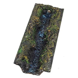 Ruscello in resina componibile cm 22x8,5x3,5 h per presepe