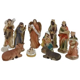 Nativity set from 11 subjects in series from 20 cm in resin