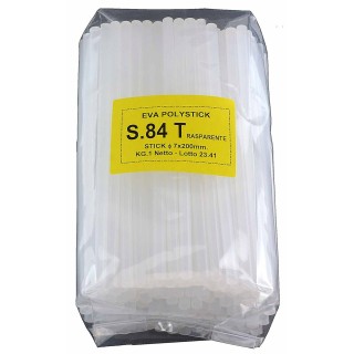 1 kg de cola caliente transparente ø 7 mm L.200 mm