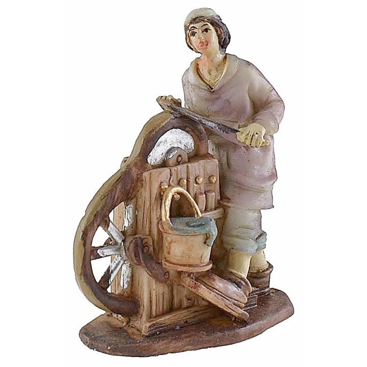 Set 8 mestieri in resina serie 9 cm