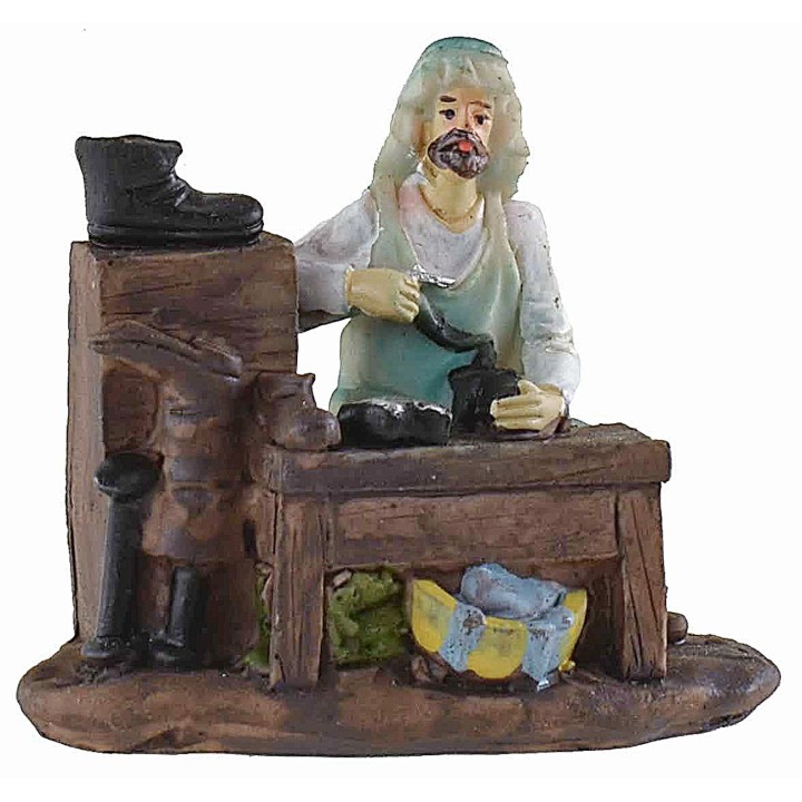 Set 8 mestieri in resina serie 9 cm