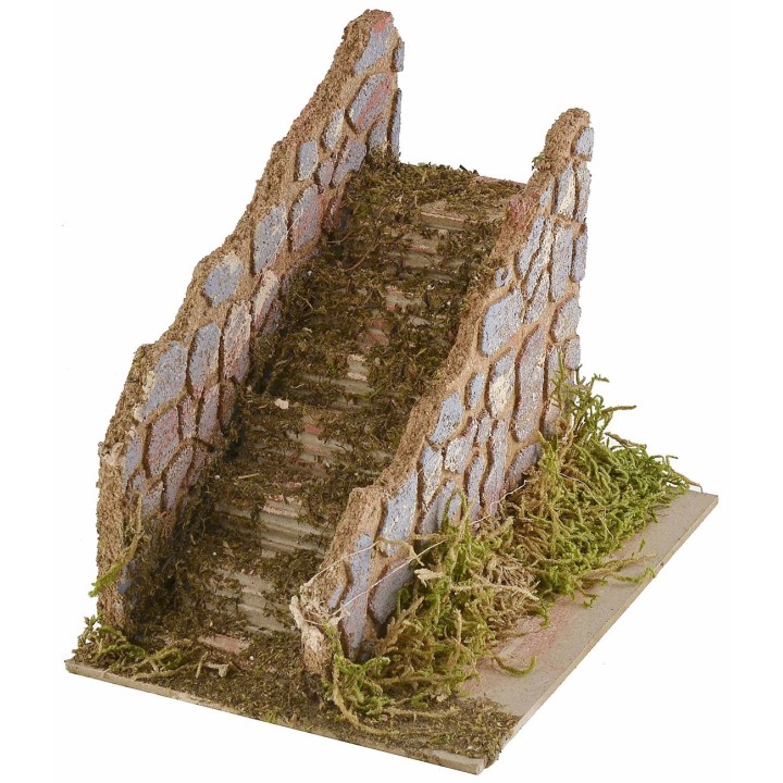 Escalera para pesebre cm 14x20,5x16,5 h