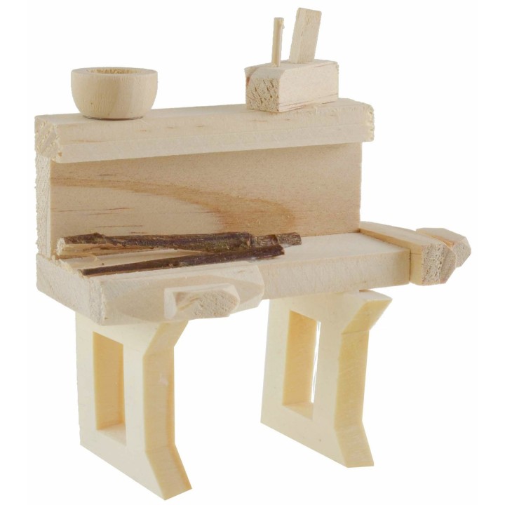 Carpenter's bench 9x4.5x8.3 cm h for 12 cm statues