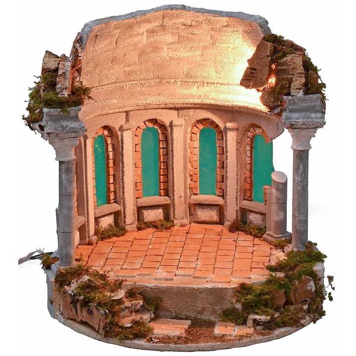 Illuminated circular temple ø 41.5x43 h