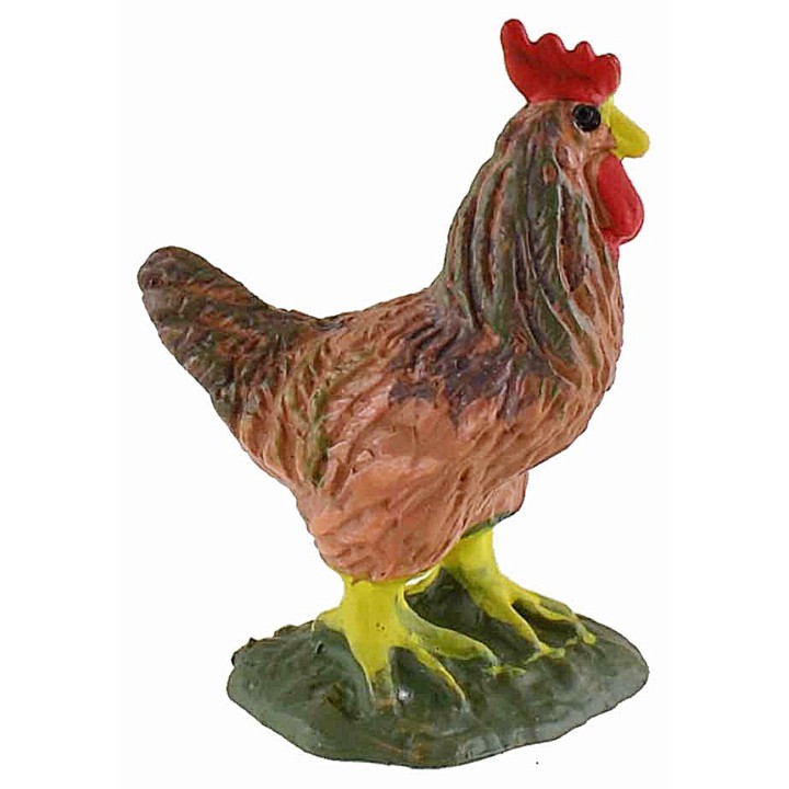 Gallina Oliver testa alta per statuine da 10-12 cm