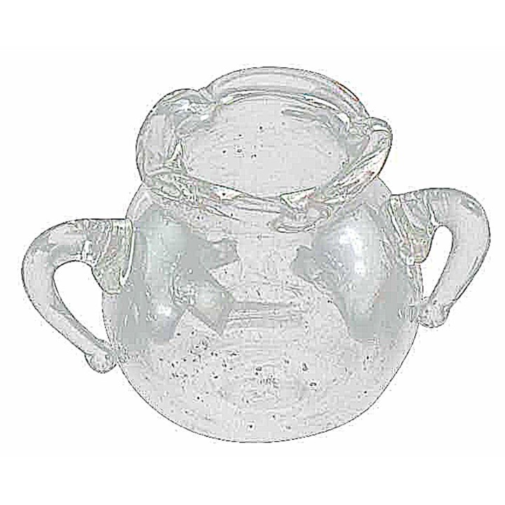 Tarro de vidrio transparente cm 1,7 h