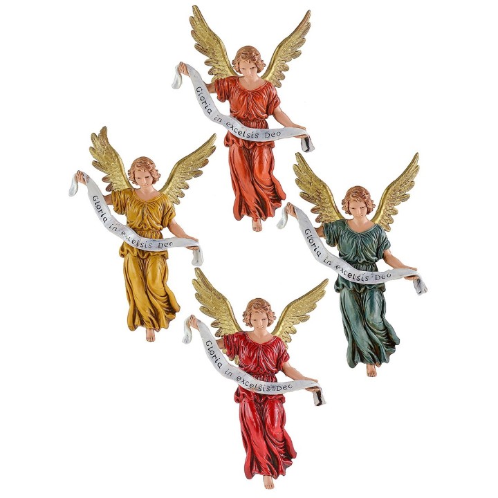 Set Angelo Gloria in 4 colori serie 13 cm Landi Moranduzzo