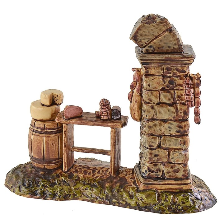 Banco da salumiere Landi Moranduzzo per statuine 10 cm
