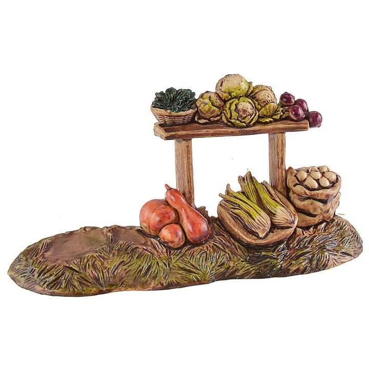 Banco frutero Landi Moranduzzo para figuras de 10 cm