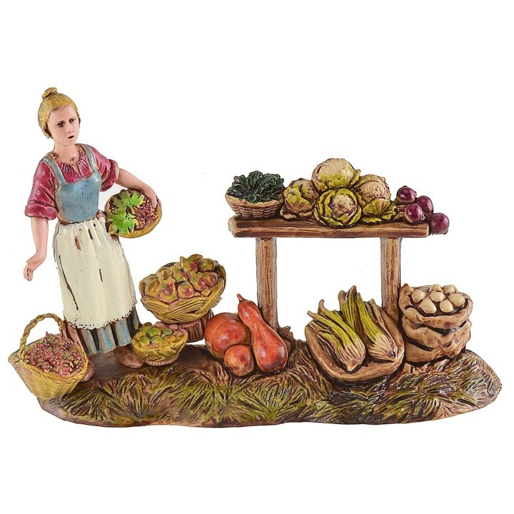 Banco frutero Landi Moranduzzo para figuras de 10 cm