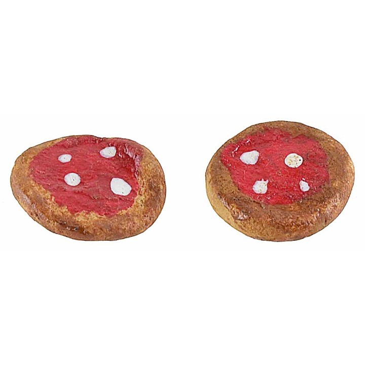 Conjunto de 2 pizzas margarita ø 2 cm