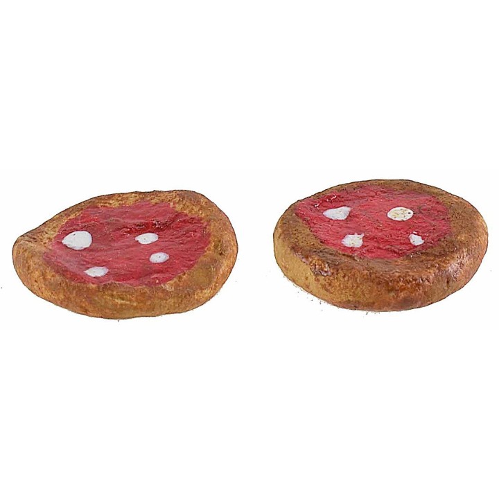 Conjunto de 2 pizzas margarita ø 2 cm