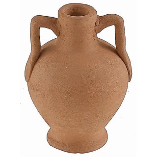 Jarra con asas de terracota h 5,2 cm