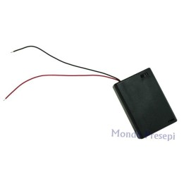 Portapilas con interruptor 3XAA tipo lápiz