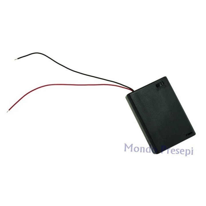 Battery holder with 3XAA stylus switch