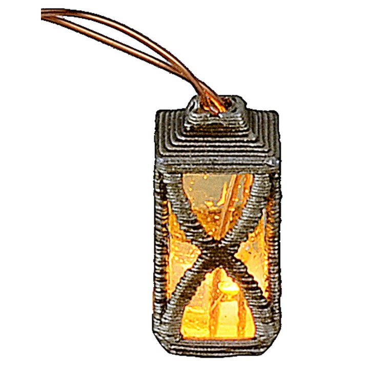 Lanterna con led bianco caldo 3-3,5 Volt cm 1,5 h