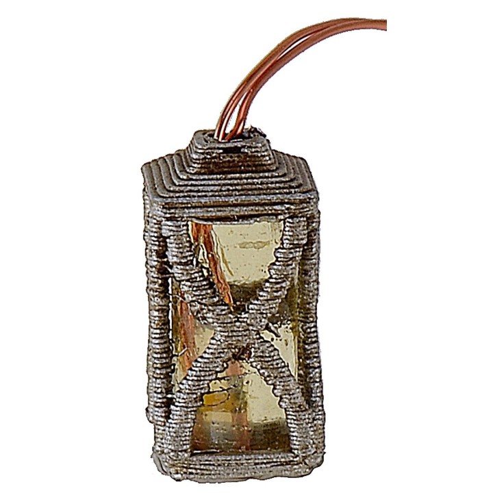 Lanterna con led giallo 3 Volt cm 1,5 h