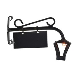 Linterna 12 v con letrero