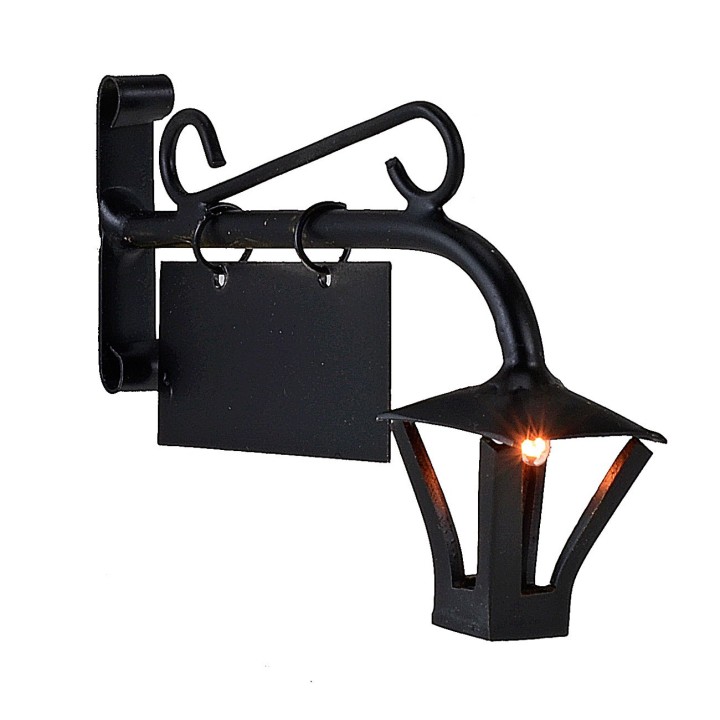Linterna 12 v con letrero