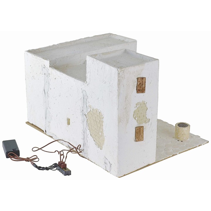 Pueblo árabe iluminado de 40,5x31x26,5 cm h