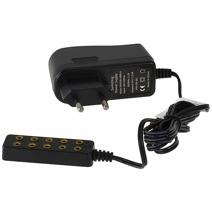 Alimentatore con multipresa 5 posti, bassa tensione 3,5v 2A