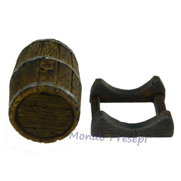 Barril redondo de 5,5 cm con Escálamo