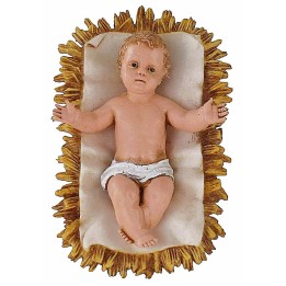 Jesús Niño con cuna serie 12 cm Landi Moranduzzo