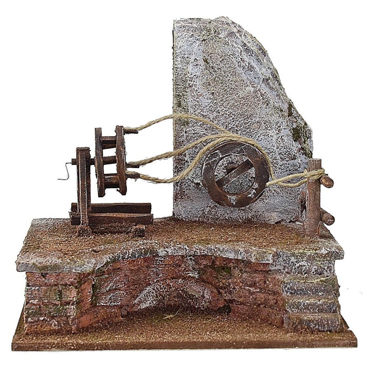 Hand rope making wheel 24X18X20 cm h for 12 cm statues