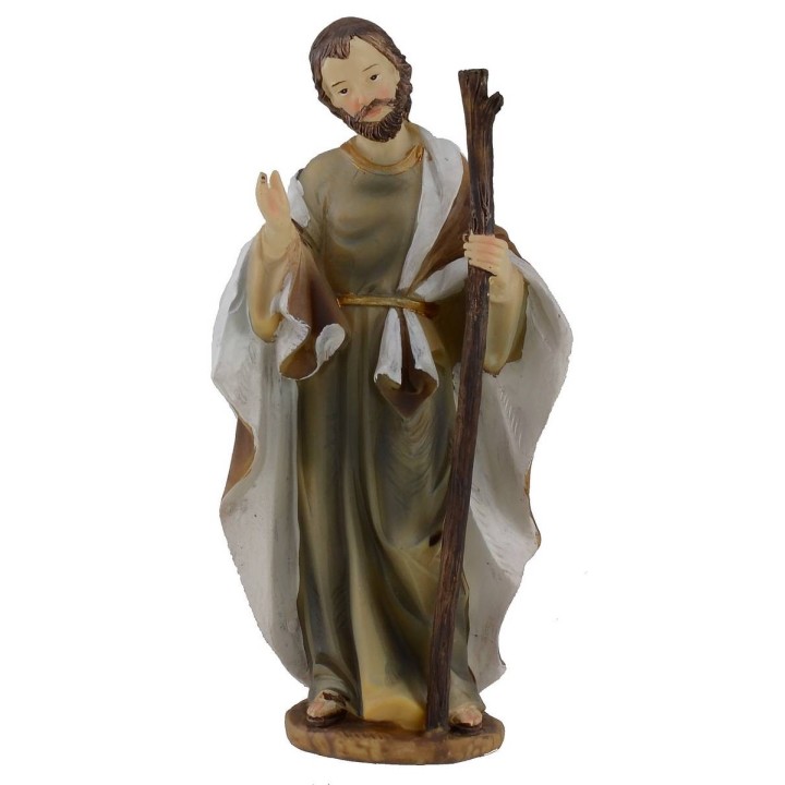 Natività in set da 11 soggetti cm 15 in resina
