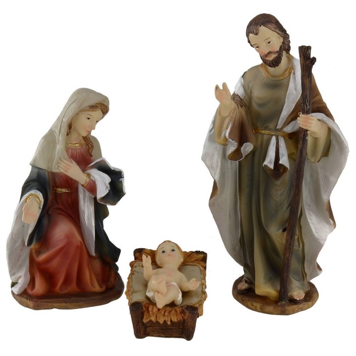 Nativity in set of 11 subjects 15 cm in resin