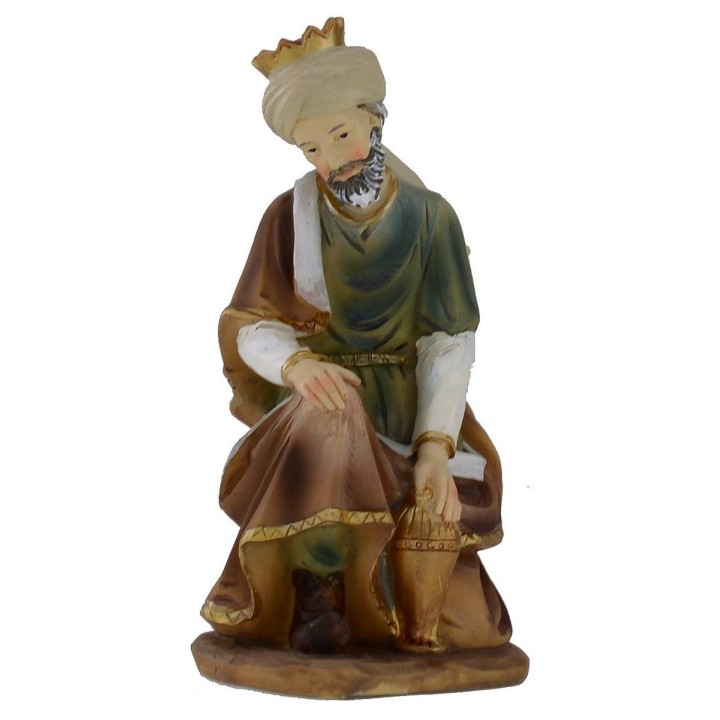 Nativity in set of 11 subjects 15 cm in resin
